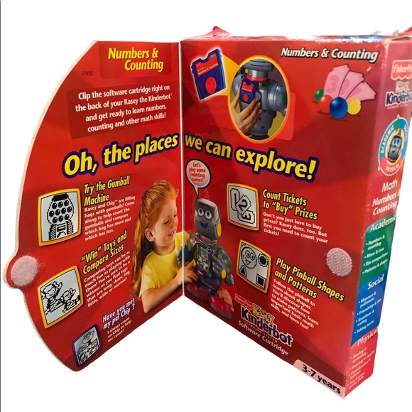 Fisher Price Kasey The Kinderbot Learning System Software Cartridge Math - Picture 2 of 4